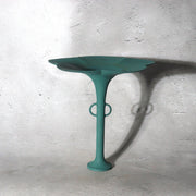 Japanese Bronze Flower Vase Ikenobo Kikyo Ichimonji Yoshiyuki Green4