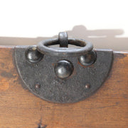 Japanese Antique Wood Kanban Shop Sign Kamawanu Sickle Ring Nu Rebus 72.5cm4