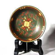Vintage Japanese Bamboo Lidded Box Hakone Yosegi Chest Lacquer Sake Cup Set9