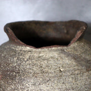 Antique Japanese Bizen Ware Jar Tsubo - Momoyama Period (16th Century) 3.2kg8