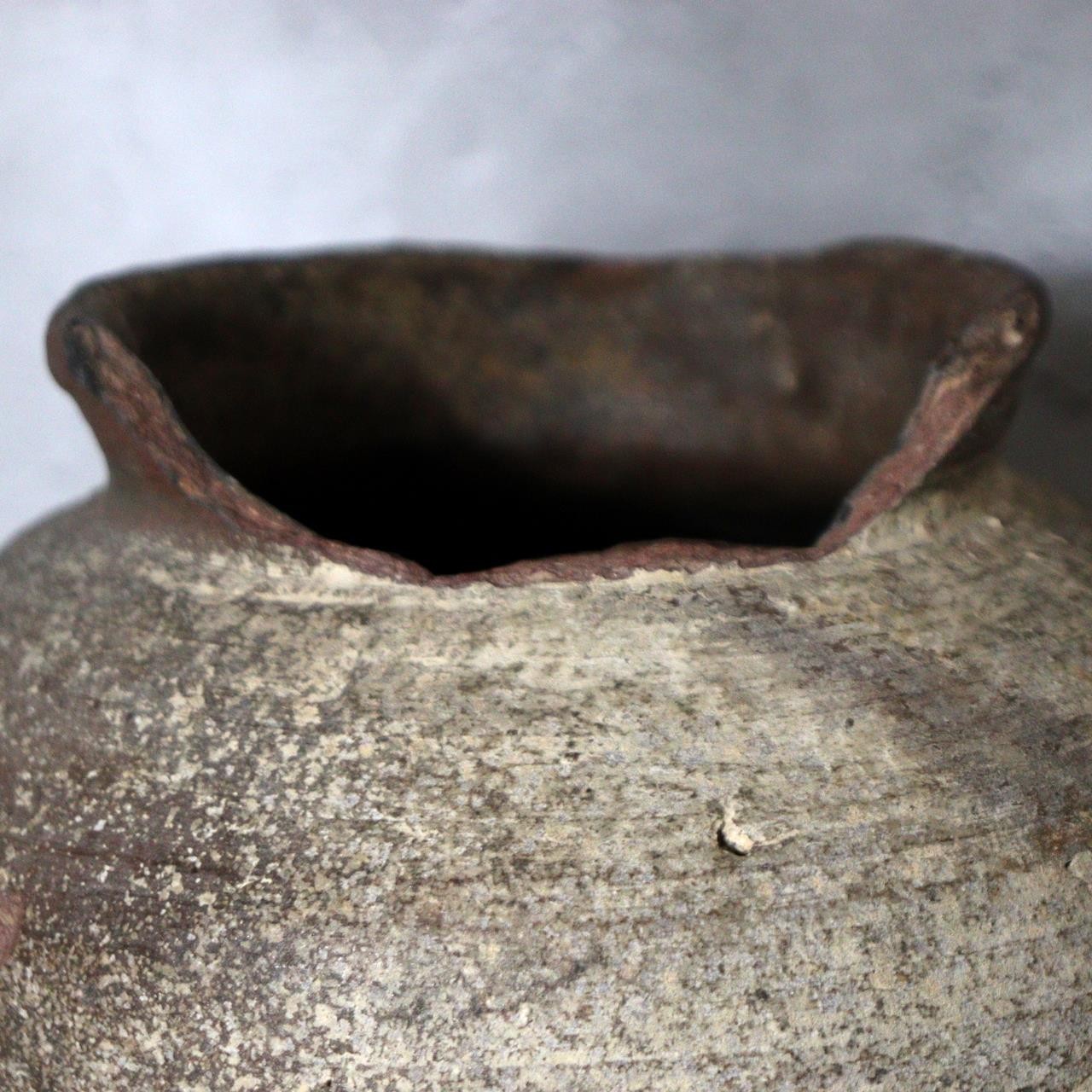 Antique Japanese Bizen Ware Jar Tsubo - Momoyama Period (16th Century) 3.2kg8