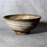 Yi Bangja Mishima Hakeme Ceramic Chawan Japanese Tea Bowl PCP3080