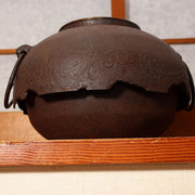 Living National Treasure Suzuki Morihisa Nanbu Iron Kettle Rabbit Chagama Box13