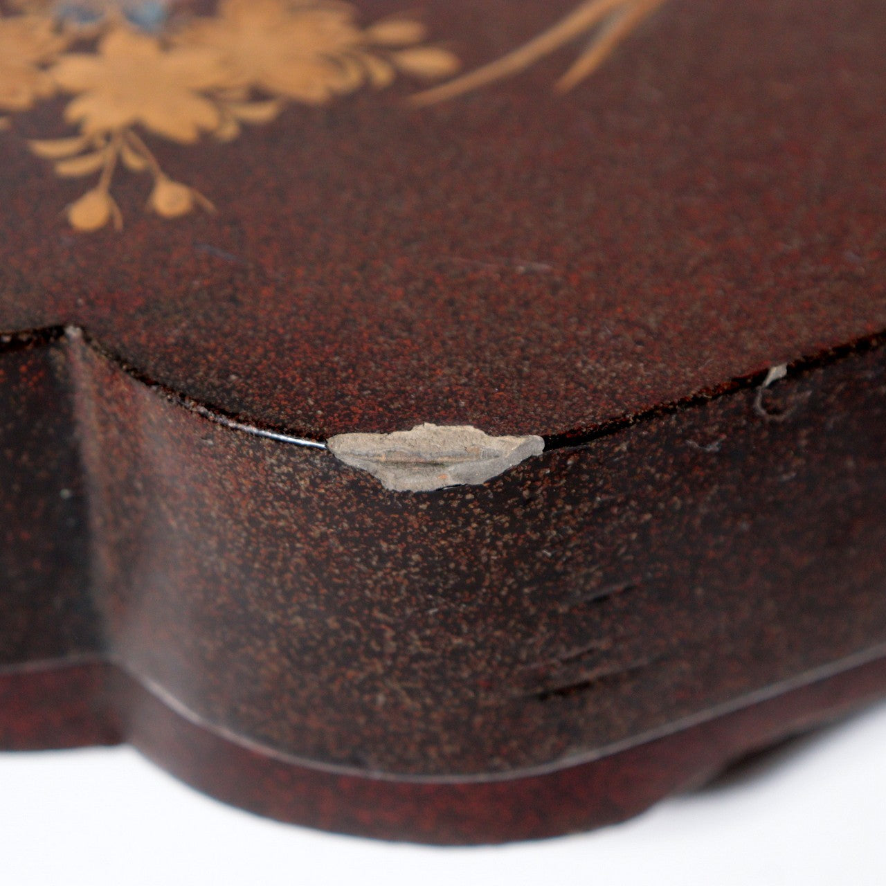 Vintage Japanese Sword Stand Katana Kake Makie Lacquer Phoenix Motif17
