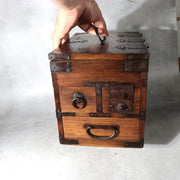 Antique Small Meiji Japanese Wooden Suzuribako Writing Box Ko dansu WO6293