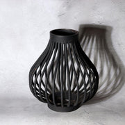 Artistic Japanese Iron Vase "Paris no Mado" (Window of Paris) - Modernist Ikeban4