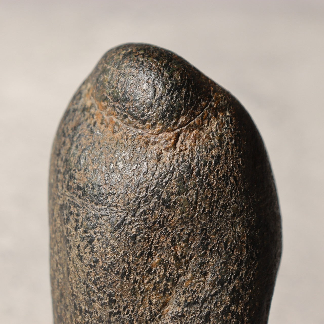 Japanese Suiseki Viewing Stone Genkai Jizo Buddha Figure 1976 Signed Daiza SS2236