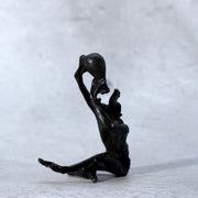 Japanese Bronze Kappa Statue by Takashi Omori Sculpture BOSa593