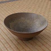 Japanese Vintage Bizen Ware Matcha Tea Bowl Signed Hira-chawan Modern Era19