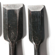 Vintage Japanese Steel Nomi Chisels Set of 10 Woodworking Tools with Wooden Box9