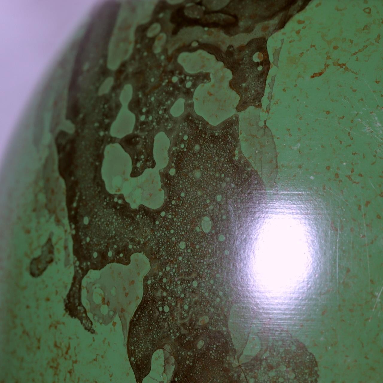 Takaoka Copperware Green Bronze Vase Japanese Flower Holder Ornament BV7738
