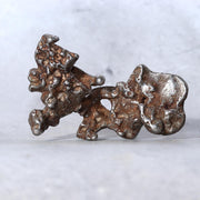 Unique Vintage Japanese Stainless Steel Suiseki 2-Piece Assembly Sculpture Stone7