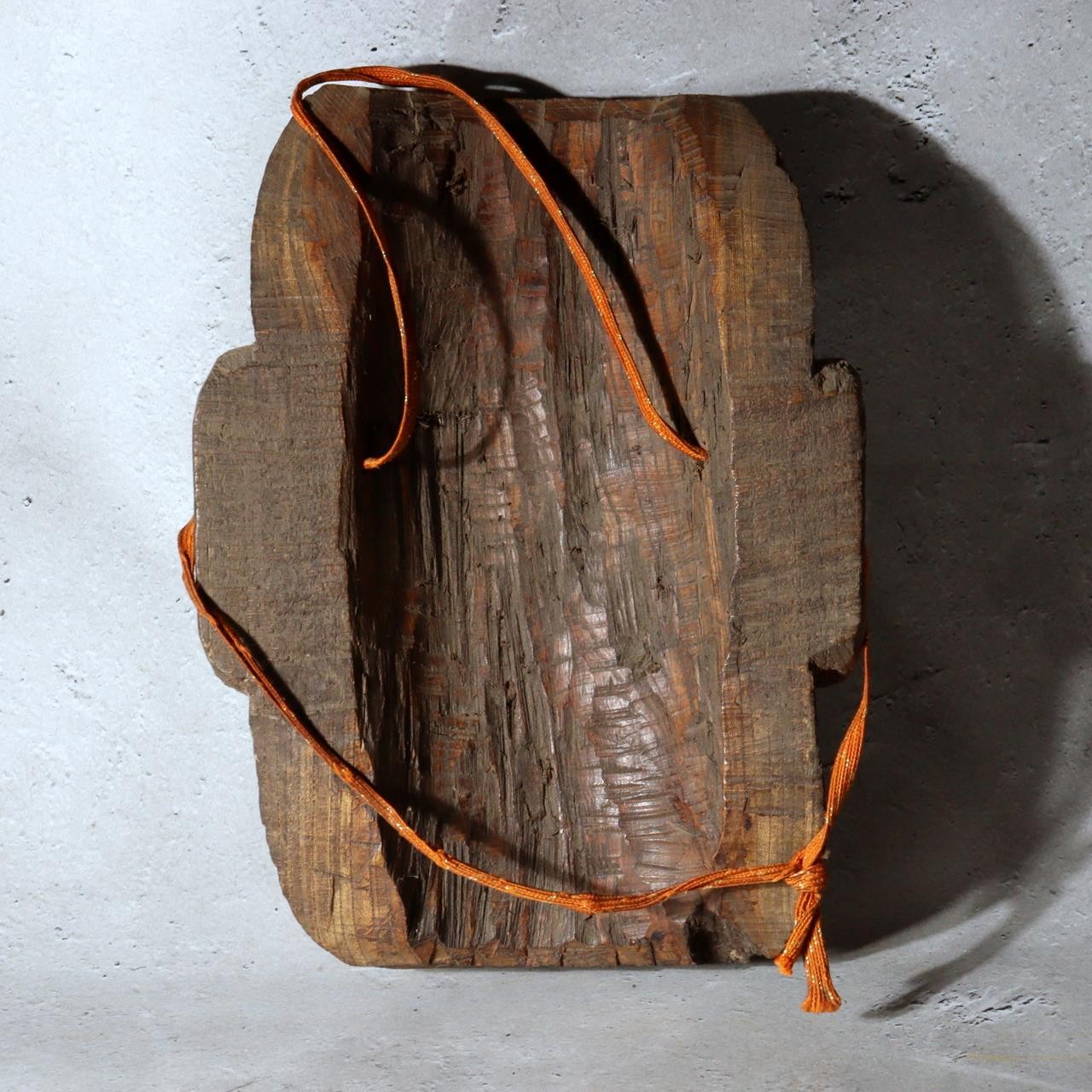 Japanese Antique Wood Carved Mask Usobuki Hyottoko Kyogen Folk Art 23cm2