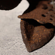 Japanese Antique Cast Iron Bell Fudaku Hidden Kirishitan Inscribed Edo Period13