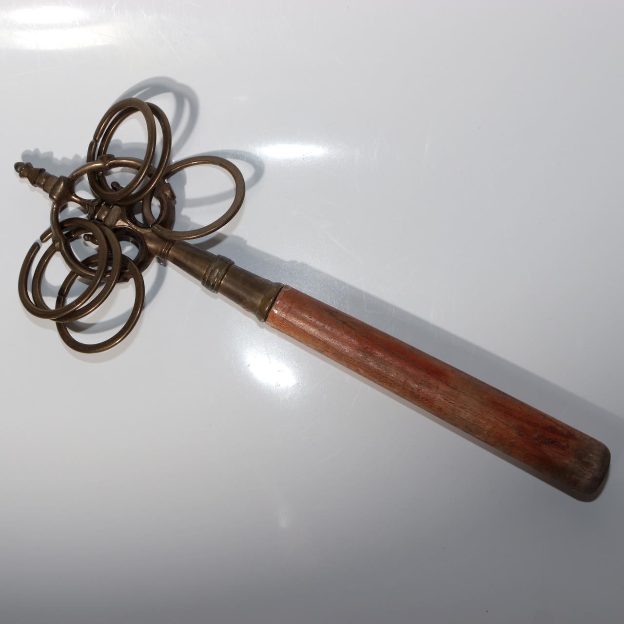 VintageJapanese Shakujo Monk Staff Esoteric Buddhist Ritual Implement BT2521