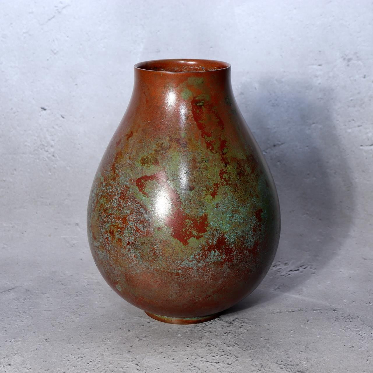 Masterpiece Japanese Bronze Vase Yoshihisa Hasegawa  Nationally Designated2