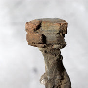 Japanese Ponpira Suiseki Viewing Stone Hokkaido Scholar Rock with Daiza Base2