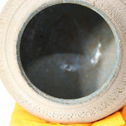 Japanese Studio Pottery Vase Sen no Tsubo Signed Sato Miki Aizu Ceramic w/Box10