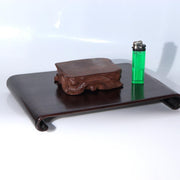 Japanese Vintage Wooden Suiseki Display Stand Base Karaki Wood Root Set of 20
