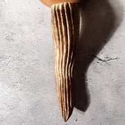 Vintage 1937 Japanese Wood Carved Noh Mask Okina Ise Shinen Shinmen Kagura9