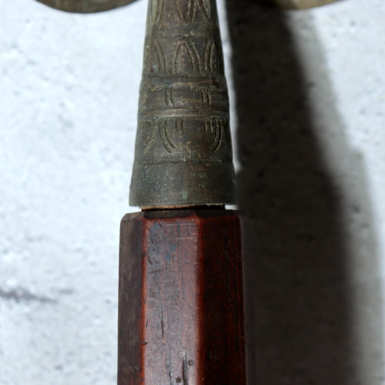 Japanese Shakujo Khakkhara Buddhist Monk's Staff Esoteric Ritual Implement BT2525
