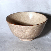 Antique Japanese E-Seto Ware Tea Bowl Modernist Iron-Painted Authentic Kintsugi1