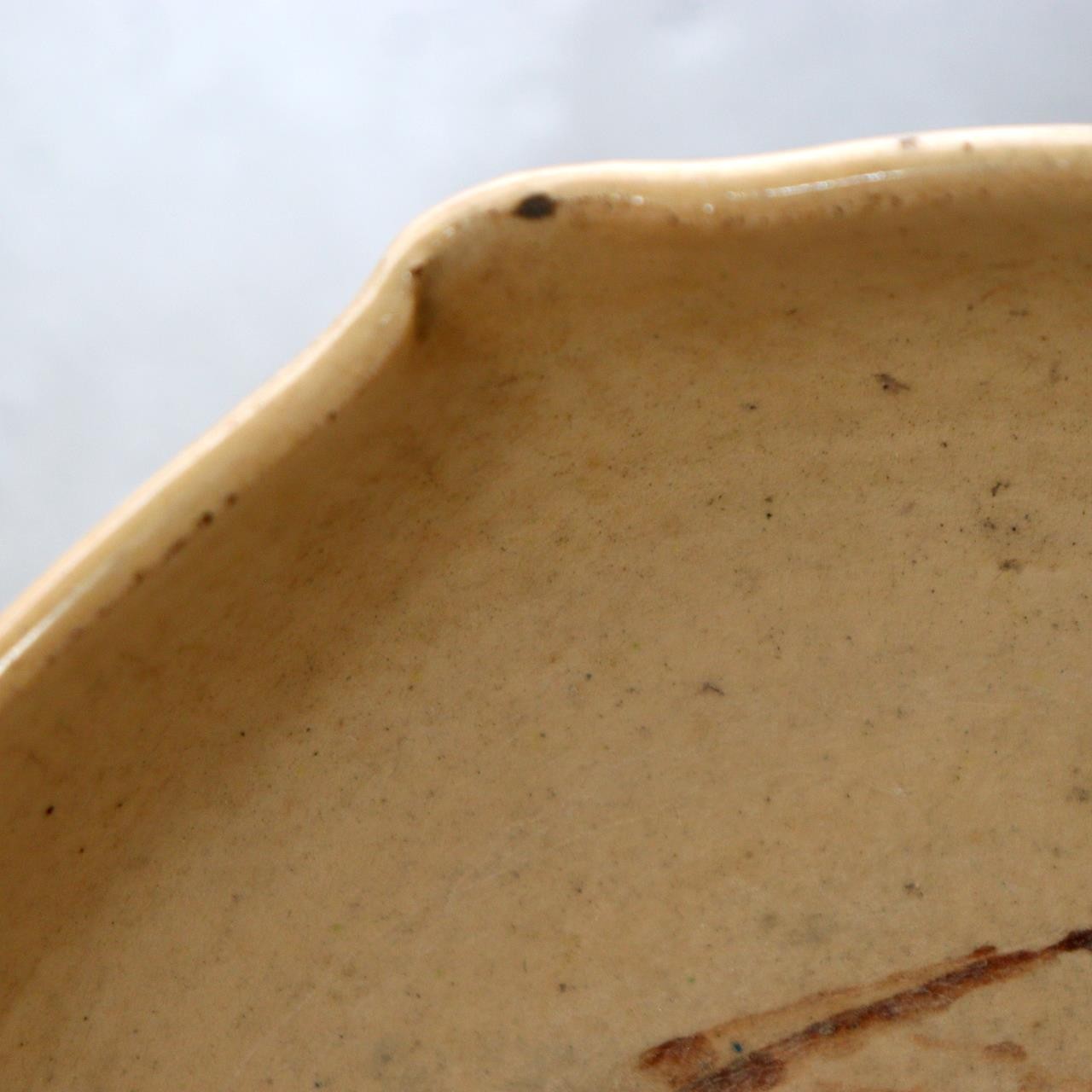 Antique Japanese Mino Ware Bowl Tanuki Motif Seto-Mino Tradition Kintsugi-Style8
