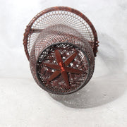 Japanese Woven Bamboo Flower Basket Chikusen Hanakago WO6153