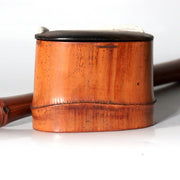 Antique Japanese Meiji Bamboo Kiseru Pipe Case Tobacco Container Chigiri Repair8