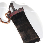 Antique Japanese Edo Matchlock Powder Flask with Gourd Hinawaju Accessory WO6745