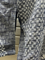 Japanese Men's Cotton Yukata Summer Kimono Basket Weave Pattern BRKW17616