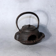Authentic Nanbu Tekki Cast Iron Tanuki Ashtray Vintage Bunbuku Chagama Kettle5