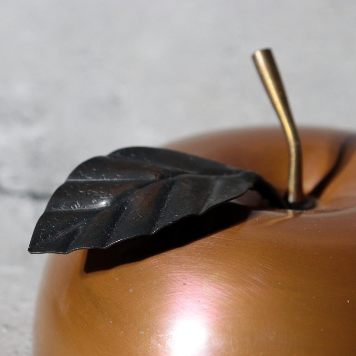 Vintage Japanese Pure Copper Apple Kashiki Candy Bowl Eijundo Tomobak9