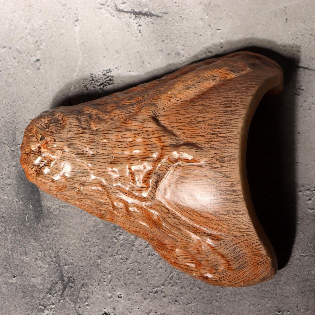 Japanese Wood Mask Bakedanuki Yokai Monster Signed Yoshino Tadao Market Fresh12