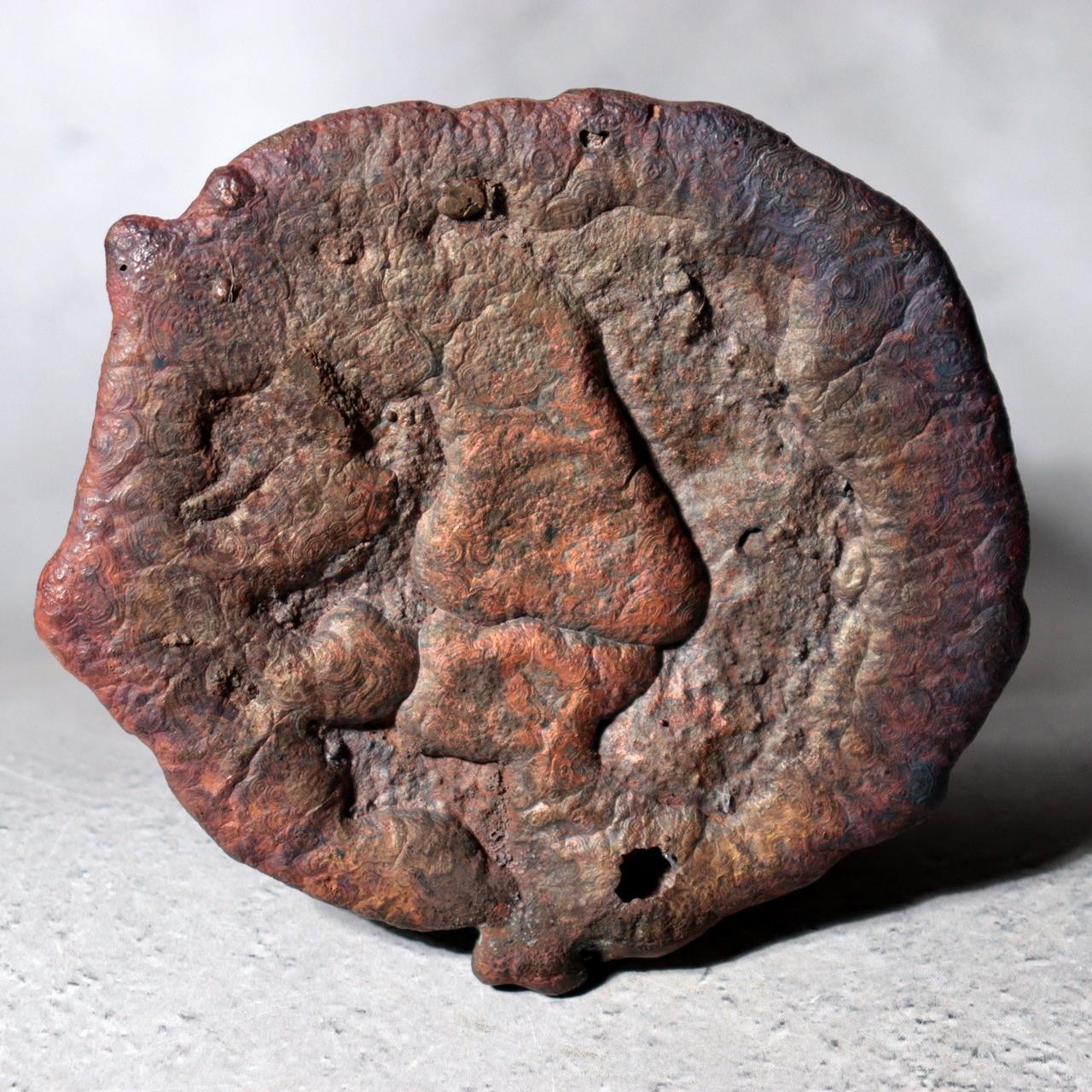 Vintage Japanese Douteki Copper Droplet Object Metalwork Ornament Object3