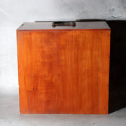 Showa Period Japanese Wooden Small Cabinet Tansu Figured Wood WO63310