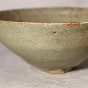 Antique Korean Celadon Tea Bowl Early Joseon Dynasty Sunakodai Kintsugi Box11