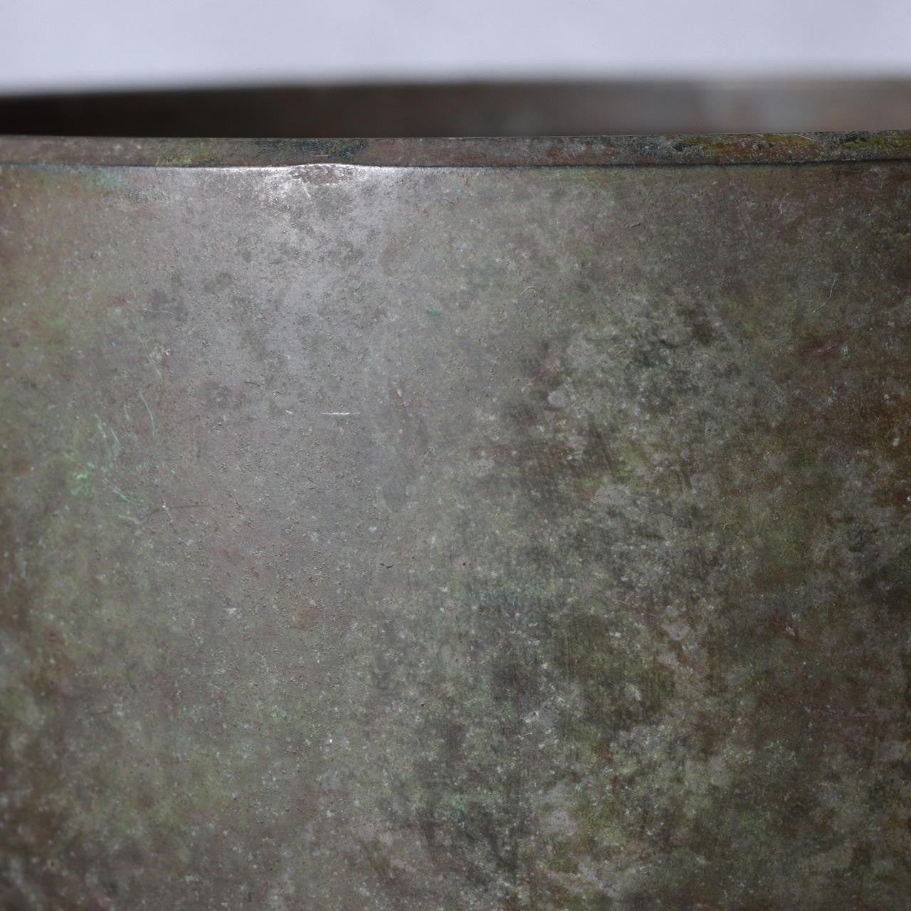 Vintage Japanese Bronze Vase NKK Commemorative 1957 Showa 32 Patina BV78014