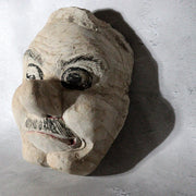 Vintage Japanese Stone Carved Daitengu Mask Figurine Mt. Takao Temple Shinto3