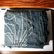 Authentic Antique Japanese Boro Textile - Indigo Patched Sashiko Cotton7