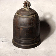 Japanese vintage Temple Bell Hansho Tsurigane Two Bronze Buddhist Sound Chime3