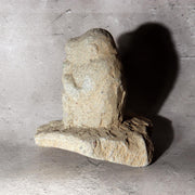 Japanese Antique Stone Monkey Statue Saru God Garden Ornament Zen Bonsai Folk Ar4