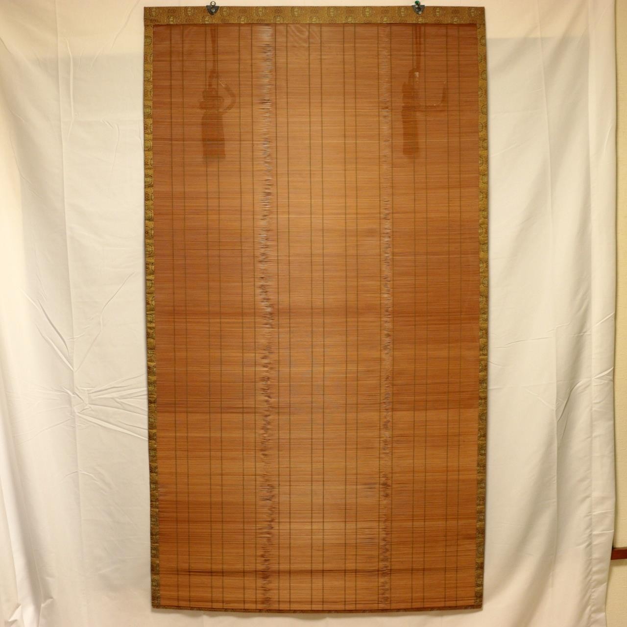 Japanese Bamboo Misu Sudare Blinds Set of 4 Engraved Hooks Box20