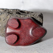 Kyoto Yase Maguro-ishi Natural Suiseki Viewing Stone Rosewood Base Box SS4613