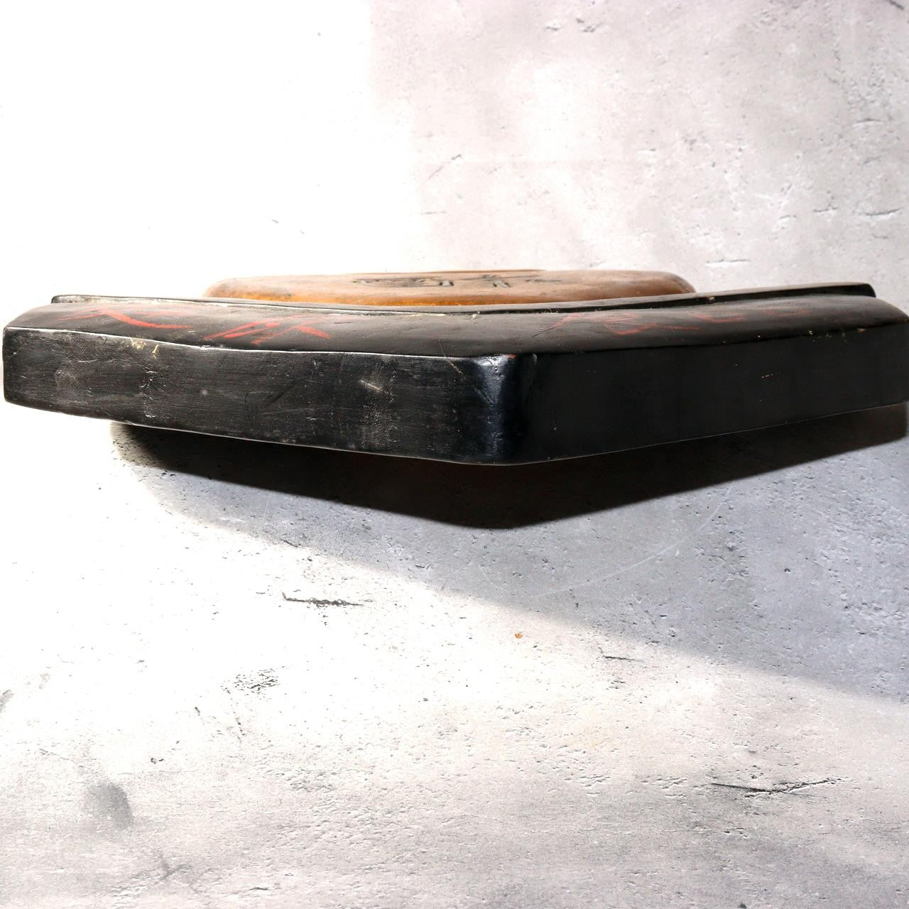 Japanese Antique Wood Carved Kanban Shop Sign Vinegar "Su" Taisho Showa Era4
