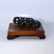 Japanese Vintage Wooden Suiseki Bonsai Display Stand Base Set of 5 WO6049