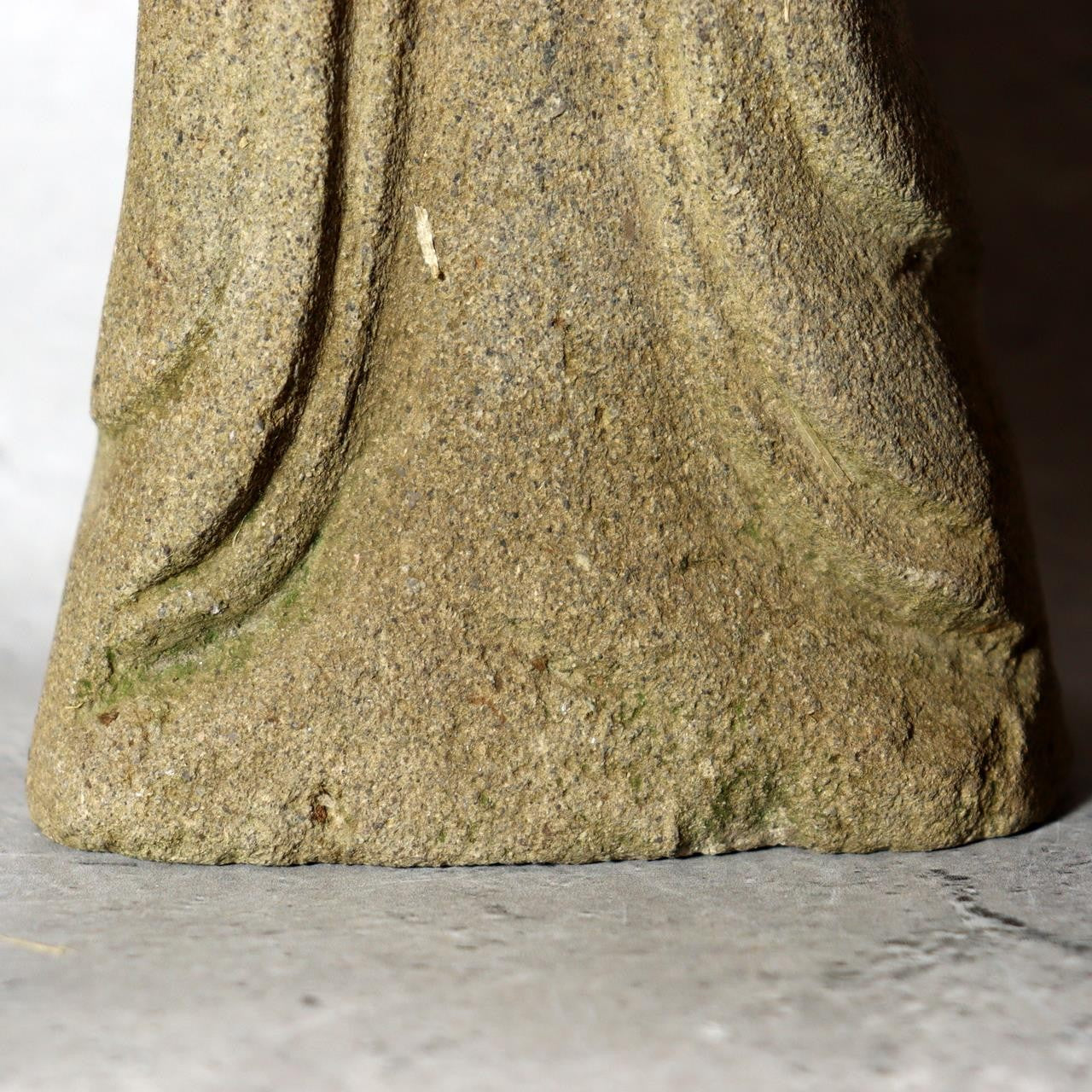 Authentic Japanese Antique Stone Jizo Statue Meiji Era to  Early Showa era11