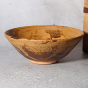 Vintage Japanese Iraho Tea Bowl Chawan  Modern Artisan Signed  Earthy Coarse1