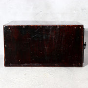 Antique Japanese Lacquer Drawer Box - Natural Urushi Bakumatsu Meiji Era WO5825