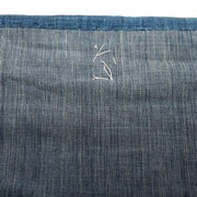 Antique Japanese Boro Indigo Fabric Patchwork Ranru Cotton Textile Rug BRKW16122